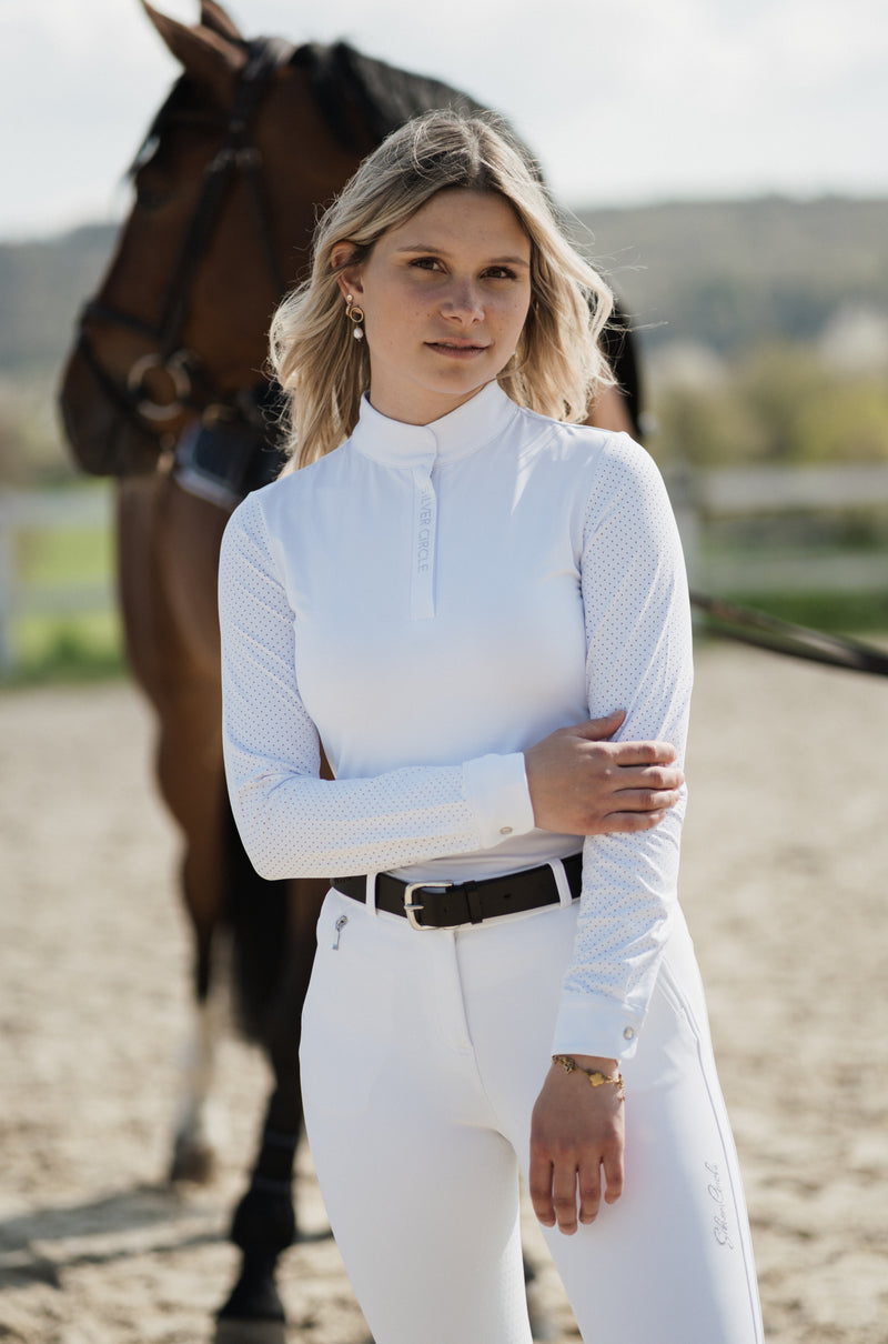 Luisa long-sleeved tournament shirt (white)